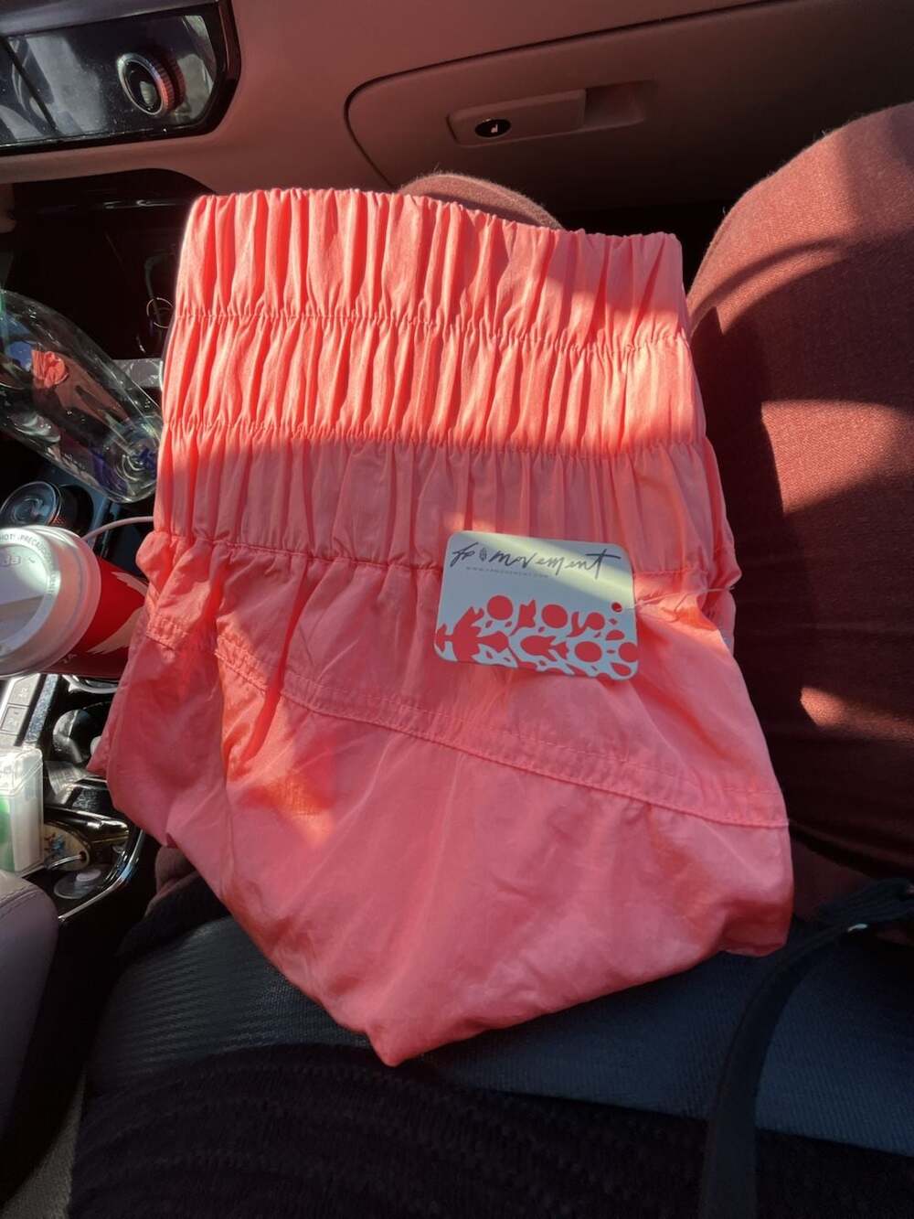 FP Movement The Way Home Jogger Size L Papaya Punch Pants